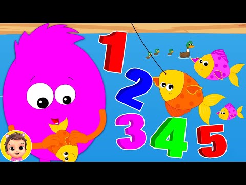 12345 Once I Got A Fish Alive + More Nursery Rhymes for Babies, Cartoon Videos