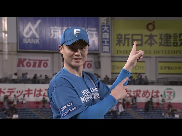 ファイターズ・山崎福也投手ヒーローインタビュー 5月16日 千葉ロッテマリーンズ 対 北海道日本ハムファイターズ