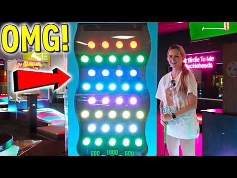 Crazy HIGH TECH Mini Golf!