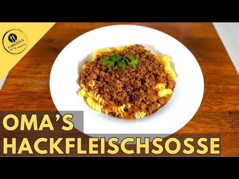 Grandma's minced meat sauce - it brings back childhood memories