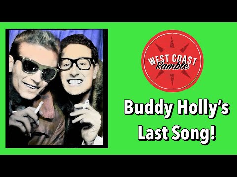 Buddy Holly’s Last Song — Written on a Bet!