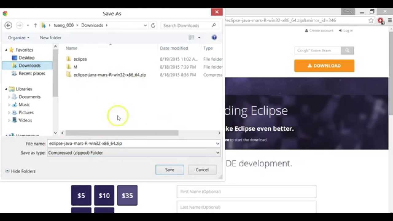 Java Programming Tutorial - 1 - Downloading Eclipse and Hello World