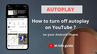 How to stop autoplay in YouTube |  Turn off autoplay YouTube || part 5