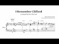 (FREE PDF!) I Remember Clifford - Ben Paterson (solo piano transcription)
