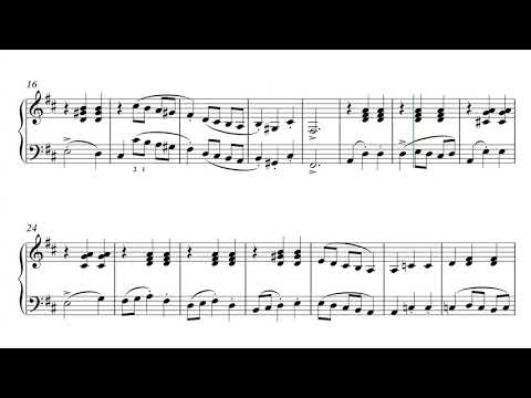 The Elephant from The Carnival of the Animals - Camille Saint-Saëns (Full Piano Play along)