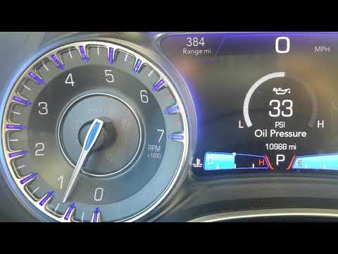 Chrysler 3.6L dual stage oil pump operation