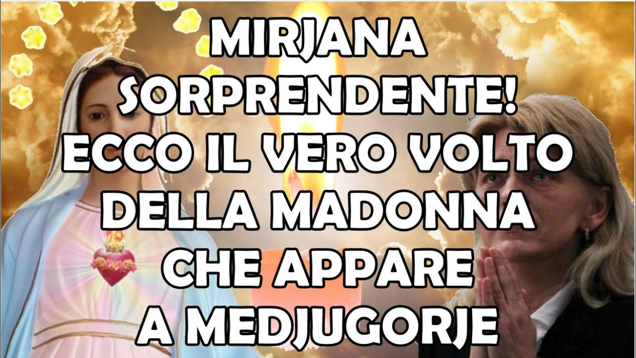 Veggente Mirjana | Sorprendente! Ecco il Vero Volto della Madonna che Appare a Medjugorje