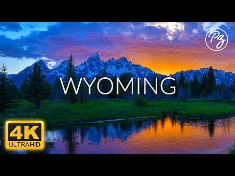 Escape to the Majestic Landscapes of Wyoming: 4K Nature Meditation with Calming Ambient Music
