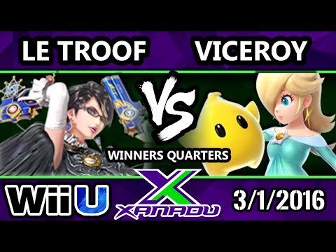S@X 139 - OCO Le Troof (Bayonetta) Vs. Viceroy (Rosalina) SSB4 Winners Quarters - Smash 4