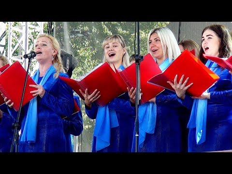 Выступление камерного хора "Подмосковье" на Дне города Ступино.