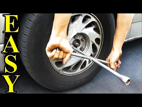 How to Change a Tire (plus jacking it up)
