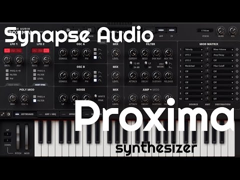 Proxima Synthesizer by Synapse Audio (No Talking)