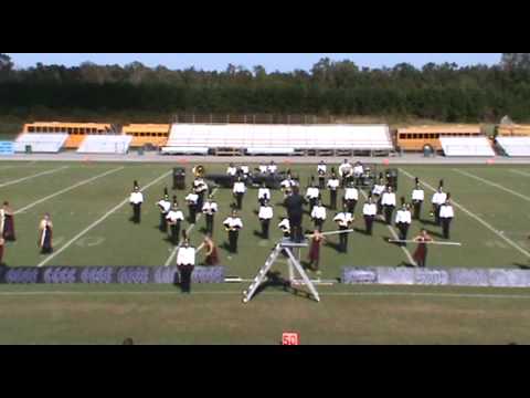 Croatan High School Marching Band in Competition (10-13-2012)