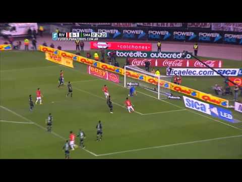 Salvó Ardente. River 0 - San Martín SJ 1. Fecha 20. Primera División 2015. FPT.
