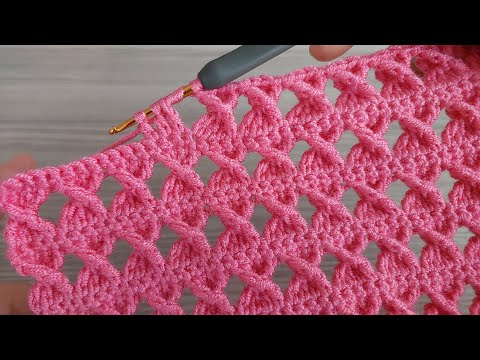 WOW😍Very Easy Crochet Baby Blanket Pattern for Beginners Knitting /Tığ işi bebek battaniyesi örgü