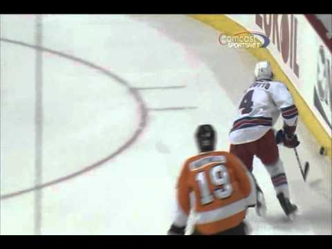 Blair Betts scores vs the Rangers - 11-4-10