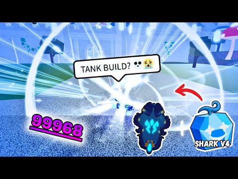 SHARK V4 + LEVI SHIELD can LITERALLY make u invincible... 💀 (Bloxfruits)