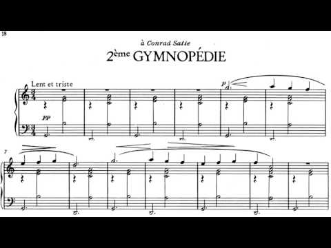 Erik Satie - Gymnopédie No.1, No.2 and No.3 Sheet Music