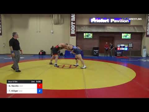2018 Marine Corps US Open/UWW Junior Freestyle 125 3rd Place - Seth Nevills (Unat) Vs. Trent Hillg