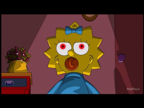 Maggie es Poseída Por el Demonio Pazuzu exorcismo | Los Simpson - La Casita del Horr0r 28 | Resumen