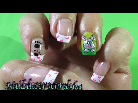 Decoracion De Uñas Conejito – Como Pintar Un Conejo -Reto ABC C De Conejo -ABC Challenge | NLC
