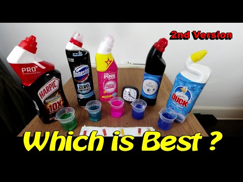 Product Testing Toilet Cleaners V2 - Harpic | Domestos | Pink Stuff | Toilet Duck | Supermarket