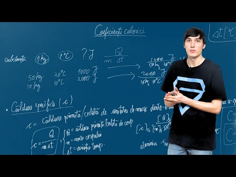 Coeficienti calorici. Calorimetrie - P1 - Fizică - Clasa a VIII-a