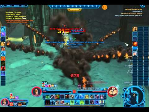 SWTOR Bounty Hunter Class Mission Hoth Part 2 "Digging His Own Grave"