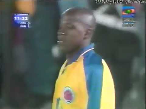 Eliminatorias Mundial 2002: Colombia 0-2 Paraguay (07/10/2000). Narración en español.
