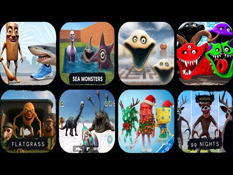 Nextbots In Playground Mod NEW SEA MONSTER CREATURE ARMY,HUNGRY WORM,SONIC TAPES In Sandbox In Space