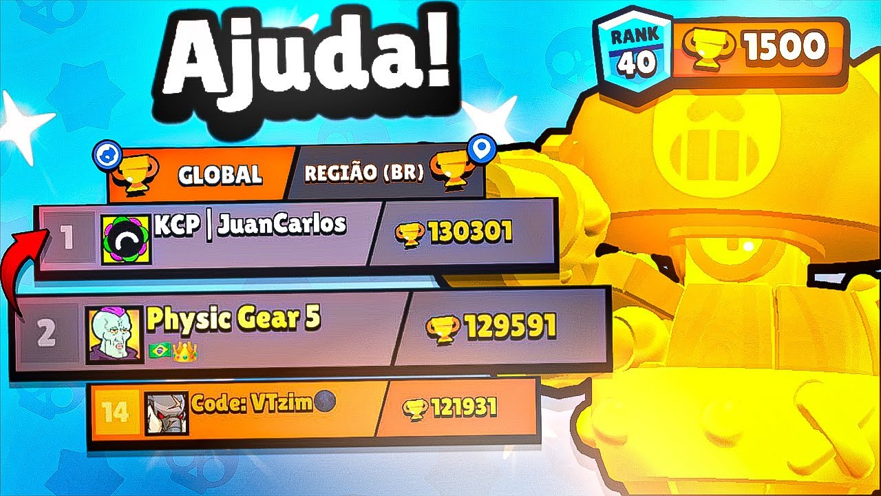 AJUDANDO o PHYSIC PASSAR o TOP 1 do MUNDO e DARRYL 1500👏!
