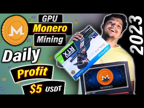 $5 USDT Mining 🚀 - Monero Coin Mining With GPU 2023 🤑 | Crypto Mining Using A Laptop/PC App Proof 😍
