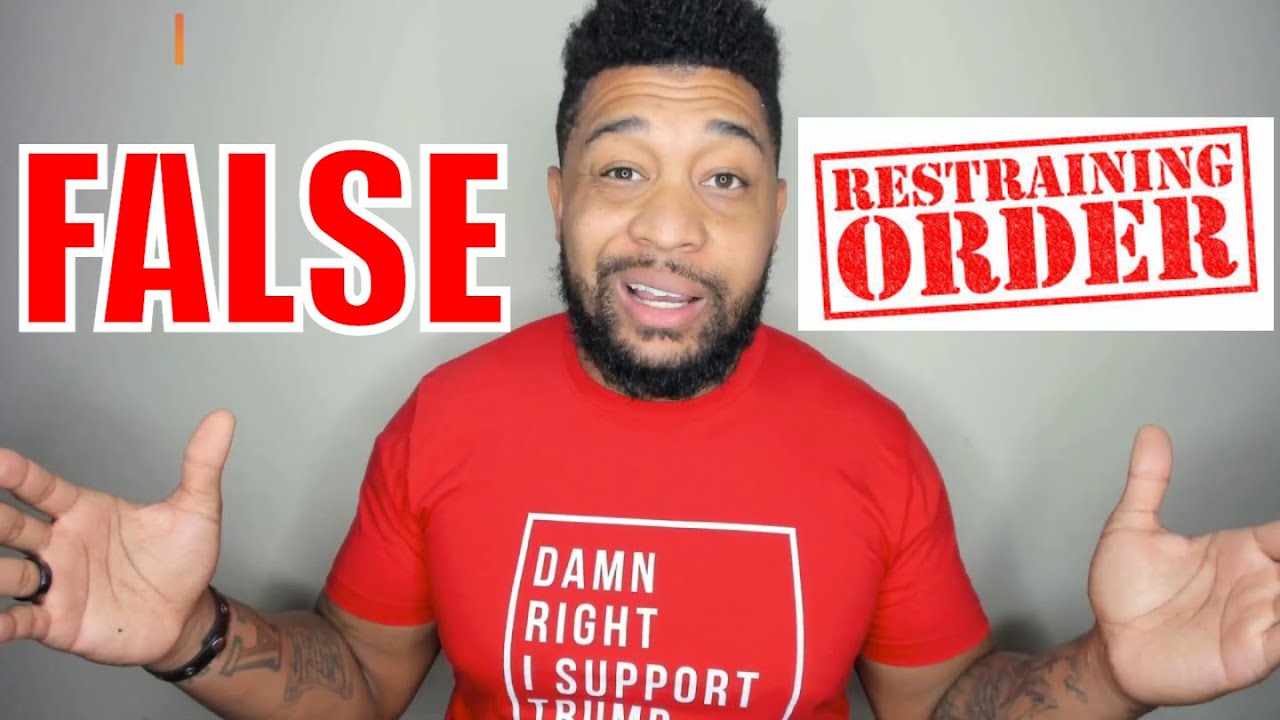 What happens if a person does not comply with the restraining order?