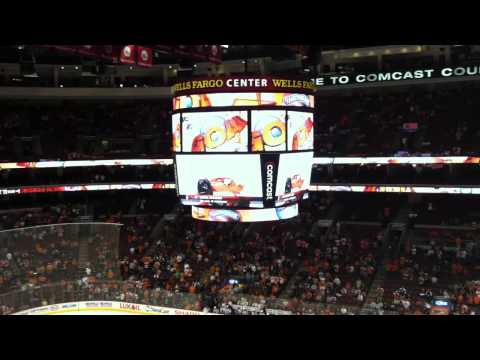 Flyers vs. Rangers 9/26/11 Goal 5 and Win