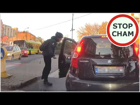 Agresja drogowa -konflikt na przejeździe rowerowym