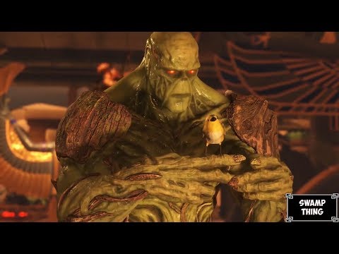 Injustice 2 Black Manta vs Swamp Thing All Intros Dialogue