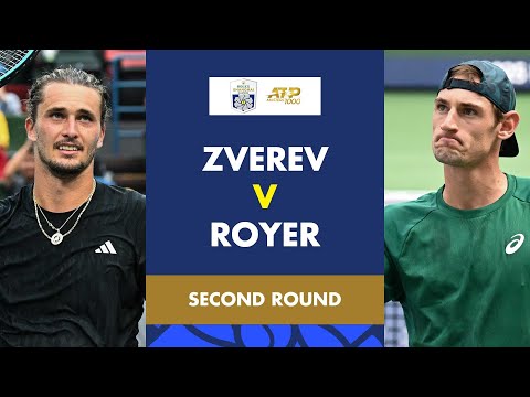 Alexander Zverev vs Valentin Royer Highlights | Rolex Shanghai Masters 2025