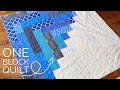 Giant Log Cabin Quilt Tutorial Make A One Block Quilt With No Measuring