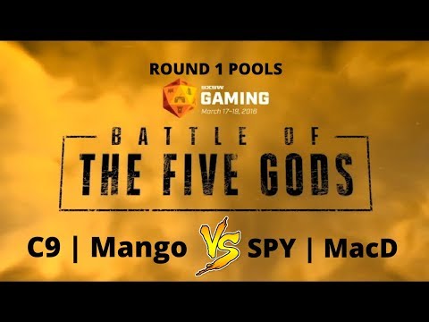 Battle of the Five Gods - Cloud 9 | Mango (Fox) Vs.SPY | MacD (Peach) - Super Smash Bros. Melee