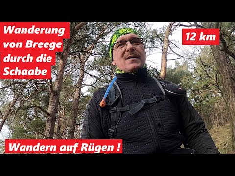 Wanderung von Breege/Juliusruh durch die Schaabe ! Dünenwald und Strand