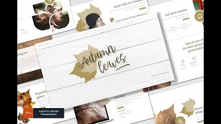 Autumn Leaves - PowerPoint Template