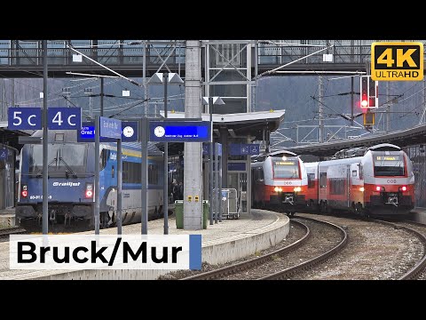 Bruck/Mur Bahnhof 07.12.2025 - Abendverkehr mit ComfortJet, Vindobona & lebhaftem Regionalverkehr