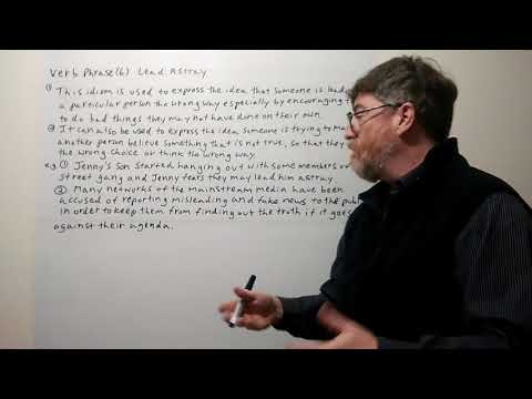 Tutor Nick P Verb Phrase (6) Lead Astray