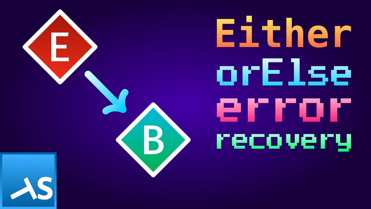 fp-ts Tutorial | Chapter 3.4: Either orElse error recovery
