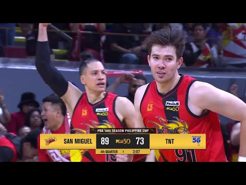 Rodney Brondial BACK-TO-BACK BUCKETS for San Miguel vs TNT in 4Q | PBA Season 50 Philippine Cup