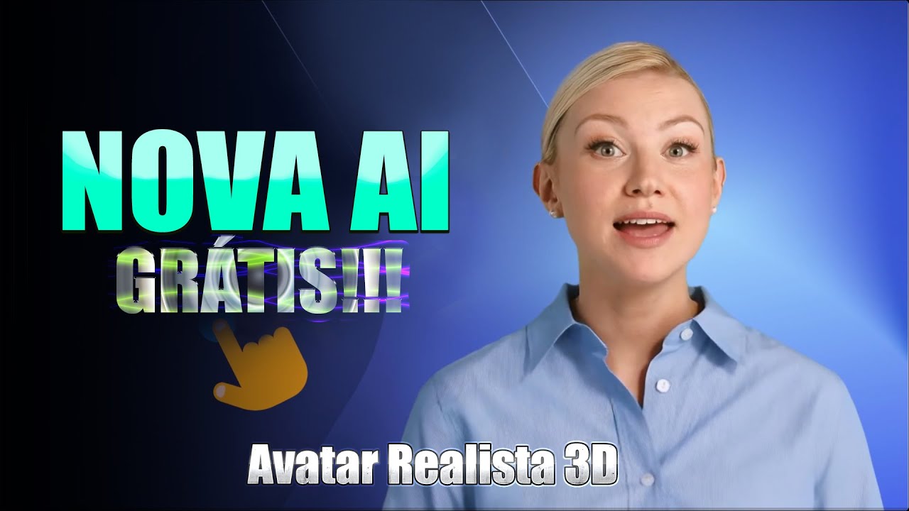 NOVA INTELIGÊNCIA ARTIFICIAL AVATAR FALANTE REALISTA Grátis pra Youtube!