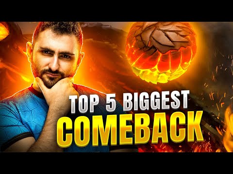 TOP 5 Biggest Comebacks in Dota 2 History