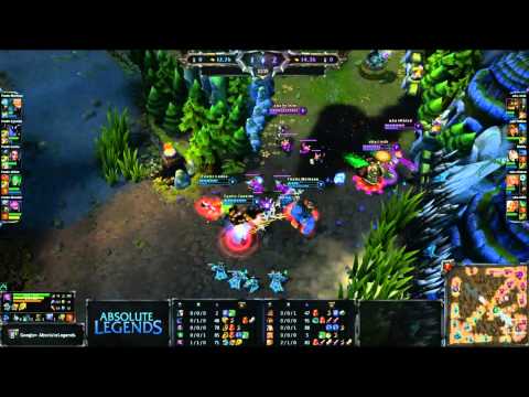 FnaticRC vs aAa Round 2 Go4LoL Monthly Final January 2012