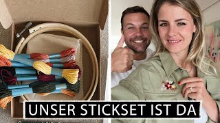 Mein Stickset ist da! DIY STICKSET Anleitung