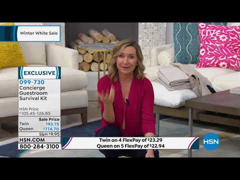 HSN | Winter White Sale featuring Concierge Collection 02.25.2020 - 11 AM